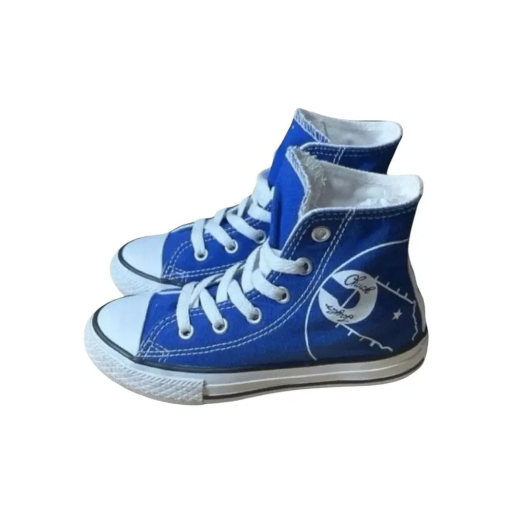 Converse Chuck Taylor Columbus Limited Edition Blue Kids Shoes 12 High Top